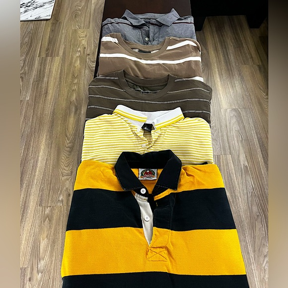Assortment of Striped shirts. Including genuine rugby jersey - Picture 8 of 8